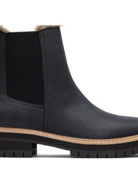 TOMS - Womens Bennet Boots, size 8.5 US womens, color black.